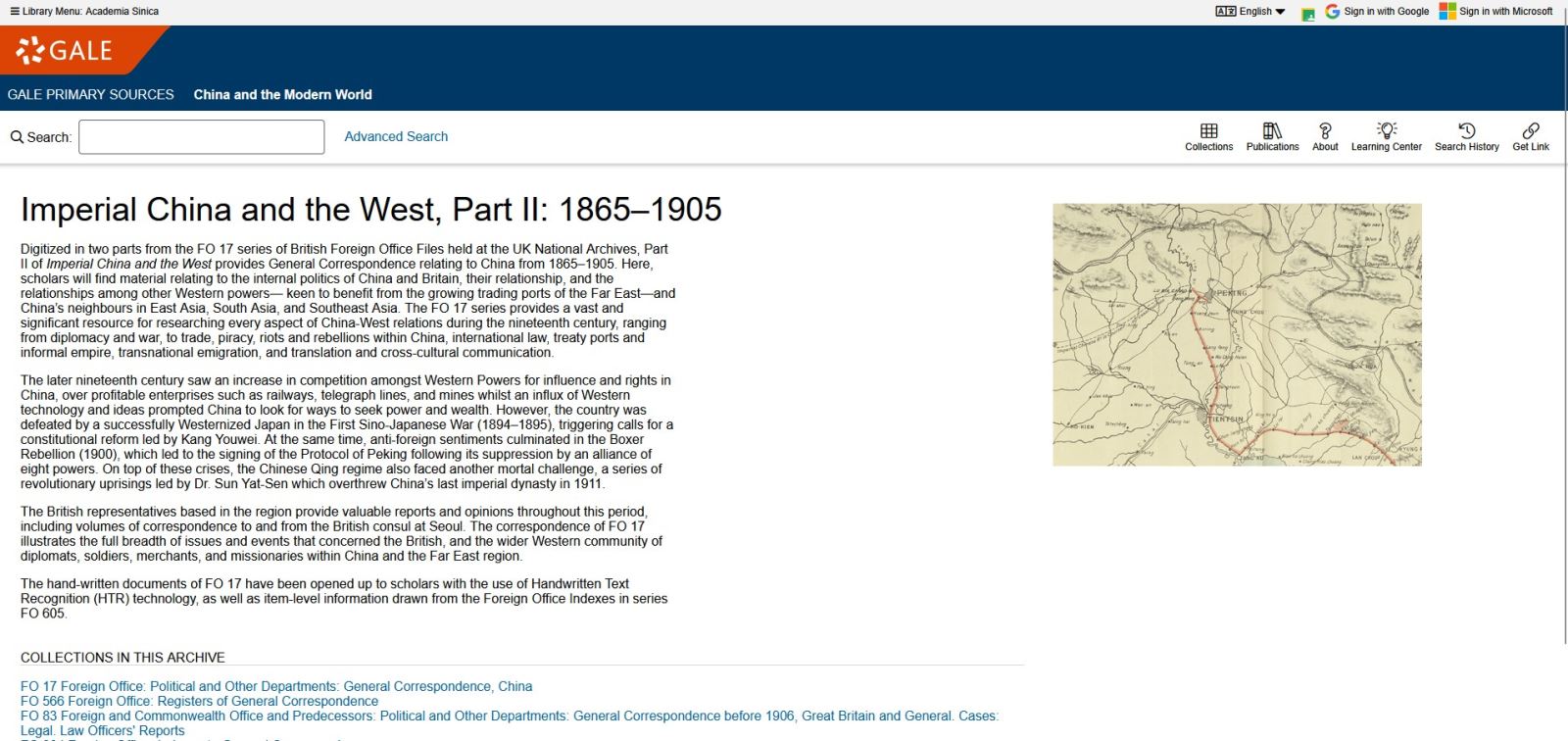 China and the Modern World Imperial China and the West Part II 1865-1905