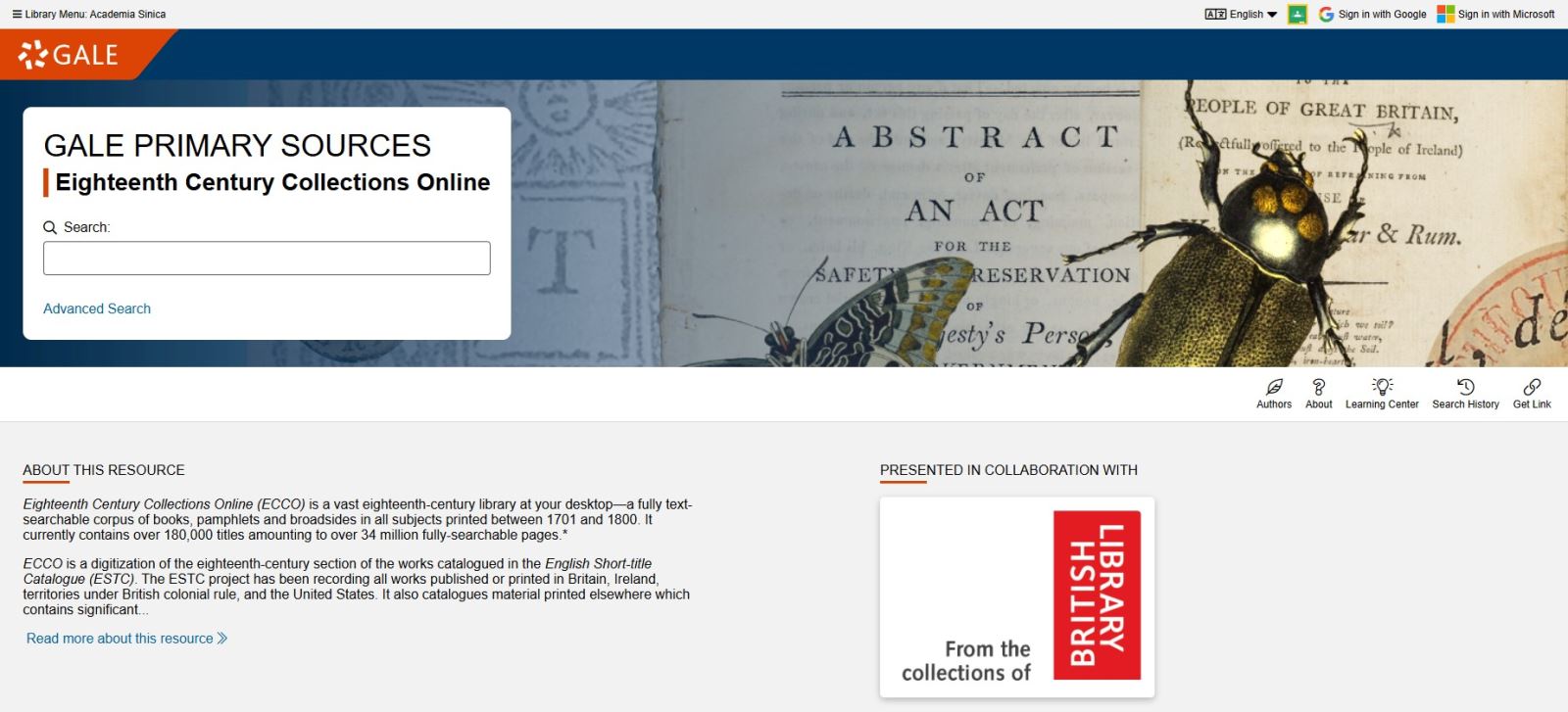 Eighteenth Century Collections Online Part III