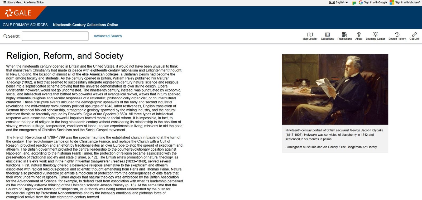 Nineteenth Century Collections Online Religion, Reform, and Society