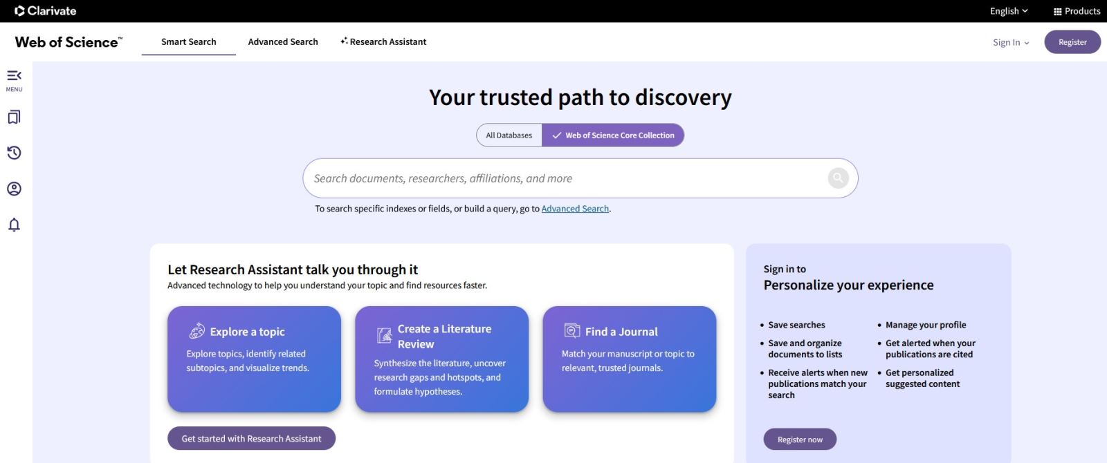 Web of Science Research Assistant